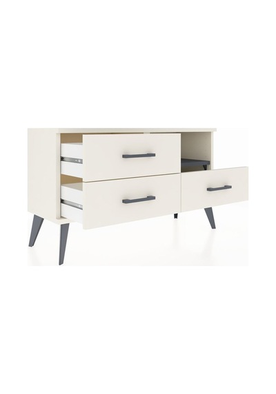 Arges Şifonyer Tek Raflı 3 Çekmeceli 88x30x48 Aytaşı-antrasit/aytaşı Antrasit/aytaşı Arges Şifonyer Tek Raflı 3 Çekmeceli 88x30x48 Aytaşı-antrasit/aytaşı Antrasit/aytaşı