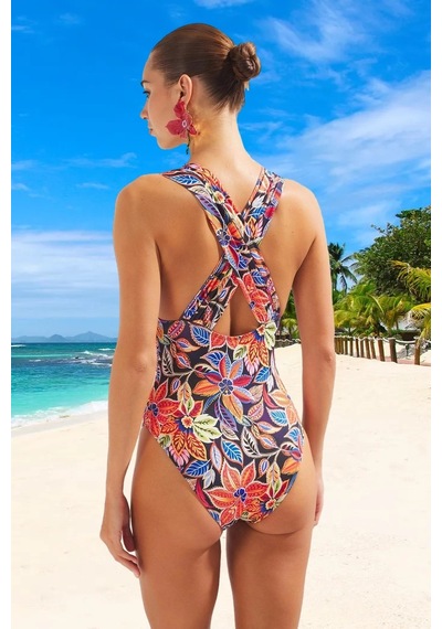 Ersefa Yüzme Kıyafeti Tasarım Mayo Ergonomik Kesim Swimsuit Uv Korumalı Çok Renkli