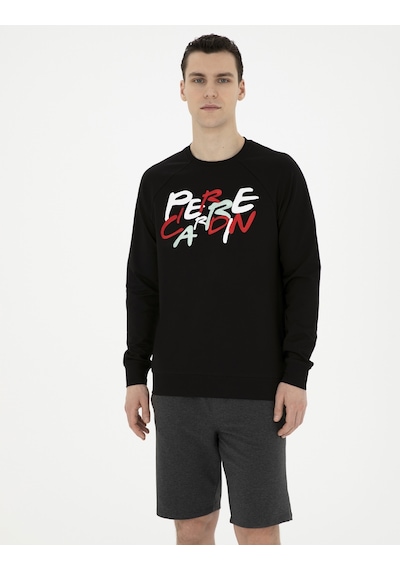 Pierre Cardin Erkek Siyah Sweatshirt 50285538-vr046 Siyah