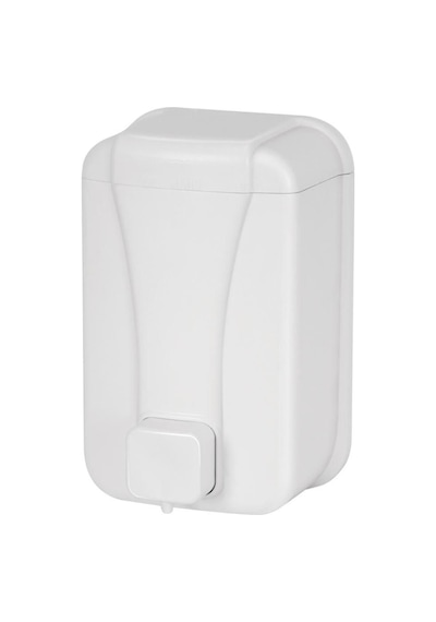 Plastik Sıvı Sabunluk Duvar Tipi Beyaz 500 ml
