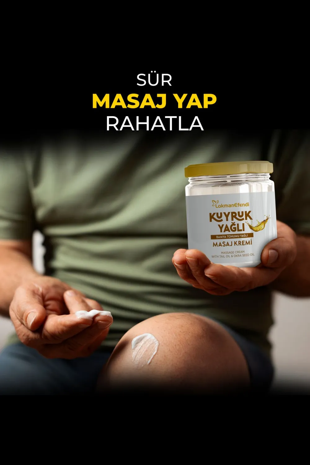 Lokman Efendi Kuyruk Yağlı Masaj Kremi 200 Ml + Kuyruk Yağı Kremi