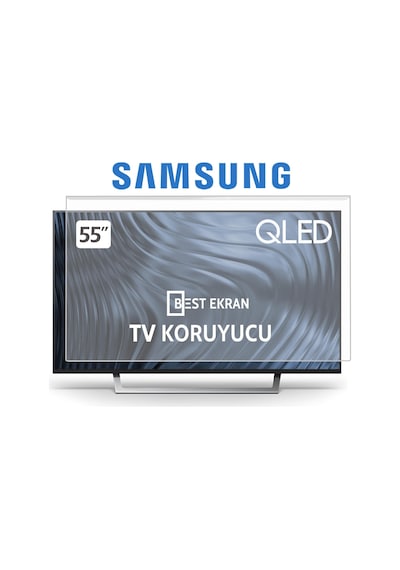 Samsung Uyumlu Led Tv 55" İnç 139 Cm Smart Crystal Uhd 4k-8k Oled Qled Qned Televizyon Tv Ekran Koruyucu