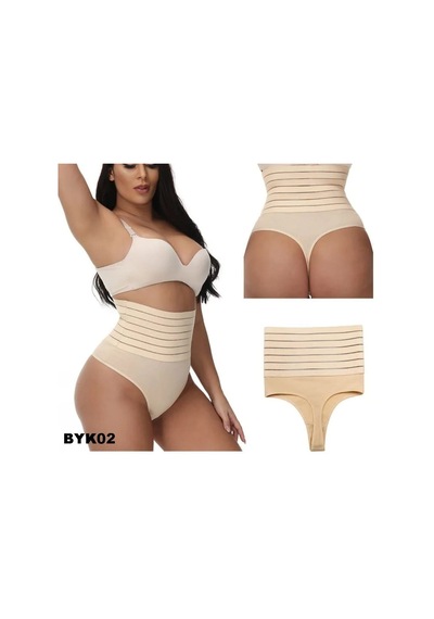 Byanca Mideli String Korse Toparlayıcı Yüksek Bel Ten Byk02t Ten Rengi