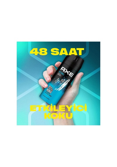 2 Adet Axe Ice Chill Erkek Deodorant Sprey 150 Ml Deri