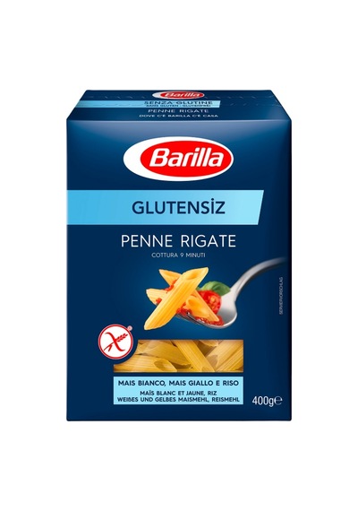 Barilla Glutensiz Penne Rigate Makarna 400 G