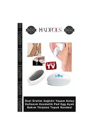 Özel Üretim Sağlıklı Yaşam Kolay Kullanım Kozmetik Ped Egg Ayak Bakım Törpüsü Topuk Rendesi