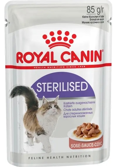 Royal Canın Royal Canin Pouch Yaş Kedi Maması, Sterilize Edilmiş Kediler İçin 28 Adet 164398550