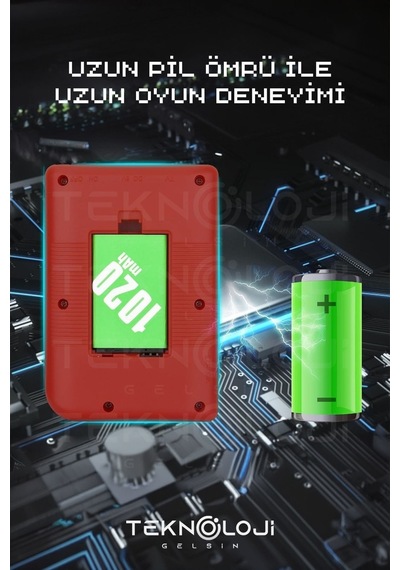 Mini Atari Gameboy Oyun Konsolu Gamebox Kollu Atari 400 Oyunlu