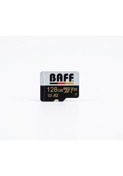 Baff 128gb Micro Sdxc Hafıza Kartı - 4k Video Kayıt Destekli U3 A2 V30 Kamera, Güvenlik Kamerası Ve Araç İçi Kamera Kartı