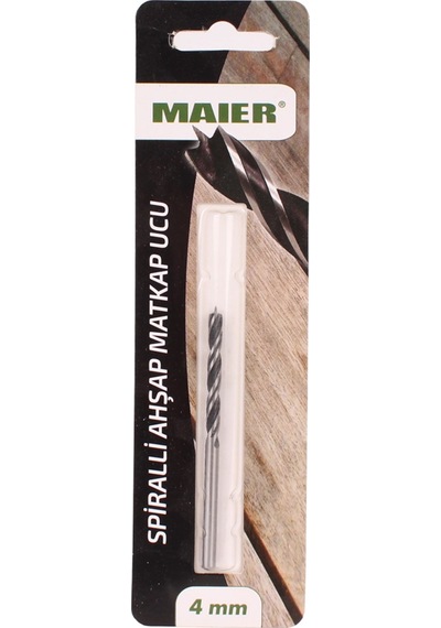 Maıer Spiralli Ahşap Matkap Ucu 4Mm Mawa04