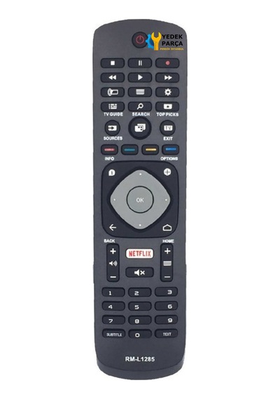Philips Uyumlu 3d Smart Led Tv Kumanda Rm-l1285 Netflix Tuşlu