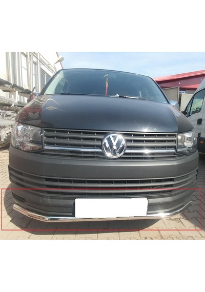 Volkswagen Transporter T5-T6 Krom Ön Koruma Bıyık Paslanmaz Çelik