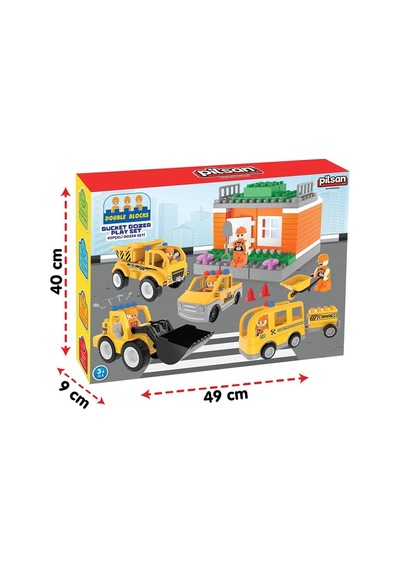 03 614 1010361401002 Double Blocks Kepçeli Dozer Seti