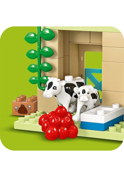 Lego 10416 Duplo Çiftlikte Hayvanların Bakımı 10416 - 2 Yaş & Üzeri Çocuklar İçin Eğitici Oyuncak Yapım Seti 74 Parça