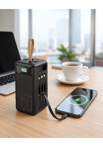 Astraltech 4 Çıkışlı Taşınabilir Şarj Cihazı 20000mah Çok Renkli
