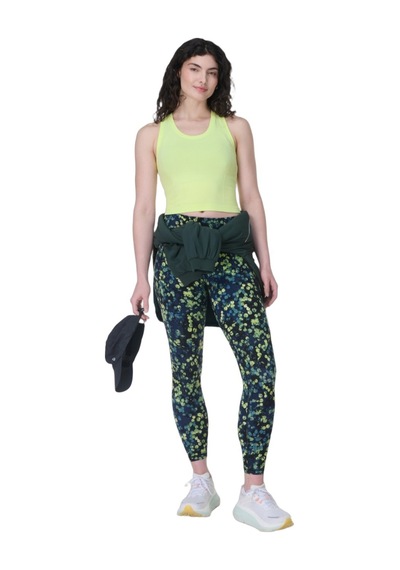 Sweaty Betty Athlete Crop Seamless Workout 5140 Yeşil