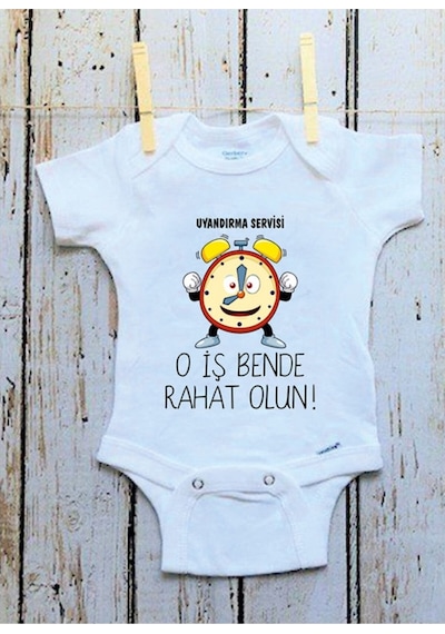 Tuğbababy Baby O Iş Bende Rahat Olun Kız Erkek Beyaz
