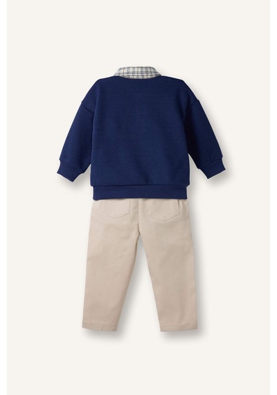 Defacto Erkek Bebek Selanik Kumaş 2li Takım Polo Yaka Sweatshirt Pantolon G6480a526spnv95 Lacivert-nv95 Defacto Erkek Bebek Selanik Kumaş 2li Takım Polo Yaka Sweatshirt Pantolon G6480a526spnv95 Lacivert-nv95