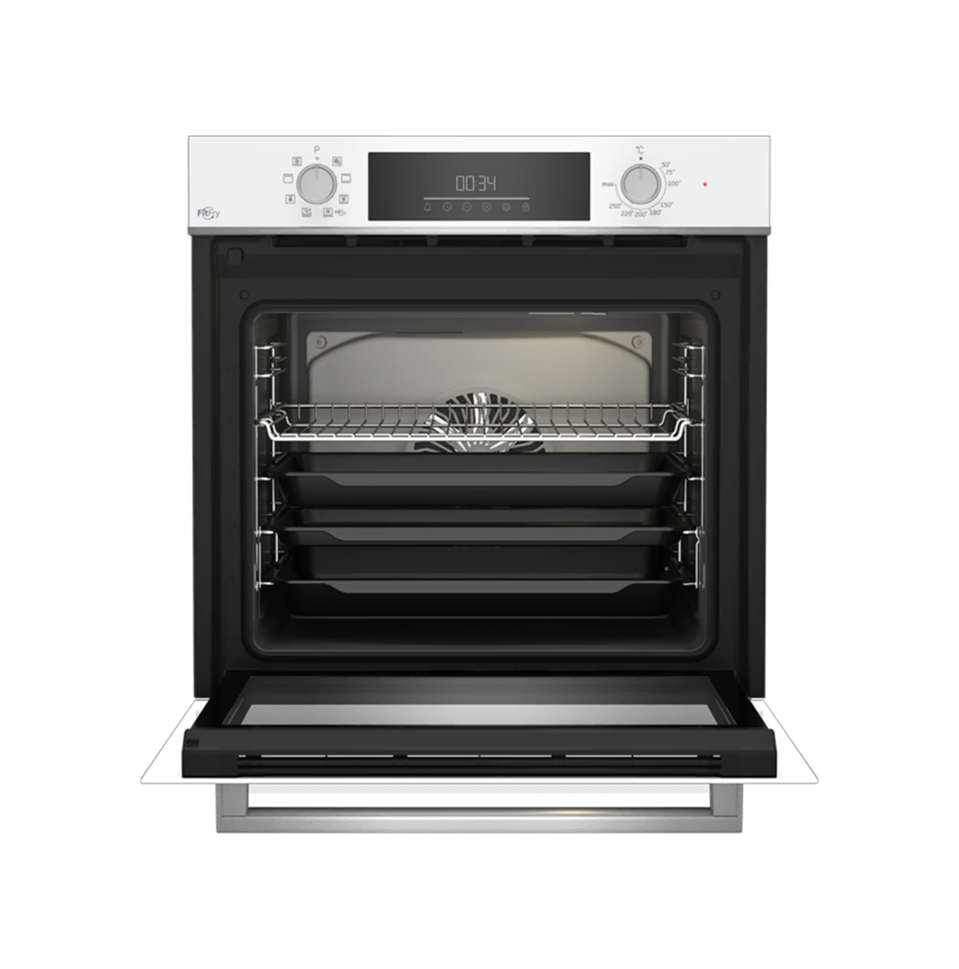 Beko BFC 432 B FitFry Beyaz Ankastre Fırın