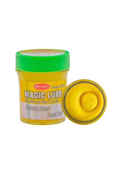 Hg1502 Effe Magic Lure Fluorescent Yellow Yüzen Hamur Alabalık Yemi - Garlic