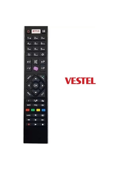 Vestel İle Uyumlu Mor Tuşlu Netflix Lcd Led Televizyon Kumandası