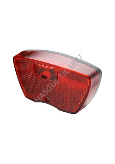 Hsgl Bisiklet Arka Led Stop Lambası Bagaj Stop Pilli Mavi - Beyaz
