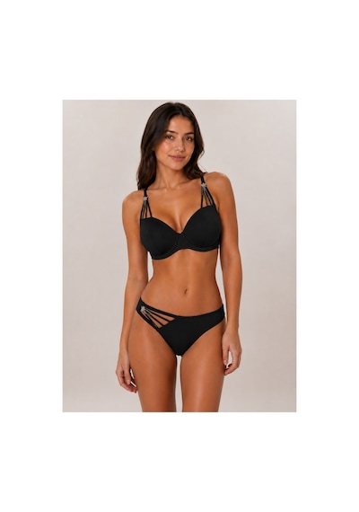 Pijamask Kadın Destekli Balenli Sütyen Ve Bikini Külot Takımı İnce Askılı Şık İç Giyim Seti 80349t Siyah Pijamask Kadın Destekli Balenli Sütyen Ve Bikini Külot Takımı İnce Askılı Şık İç Giyim Seti 80349t Siyah