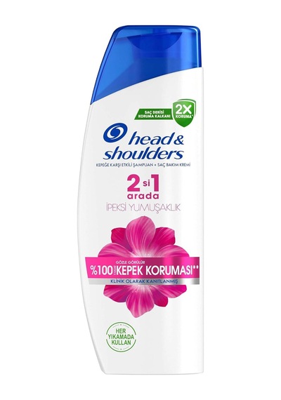 Head & Shoulders İpeksi Yumuşaklık 2'si 1 Arada Kepek Karşıtı 330ml Şampuan