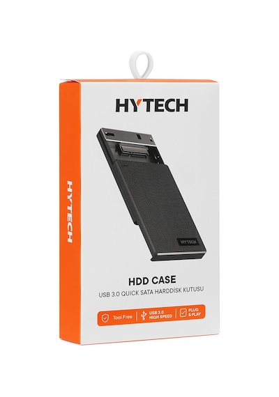 Hytech HY-HDC27 Siyah 2.5" USB 3.0 Quick SATA Harddisk Kutusu