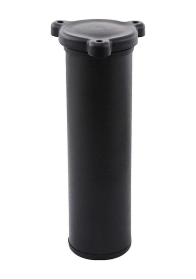 Metal Mobilya Koltuk 12 -14 cm Ayarlı Orta Destek Ayağı Mat Siyah