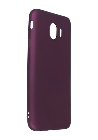 Newface Samsung Galaxy Uyumlu, J4 Kılıf First Silikon - Mürdüm