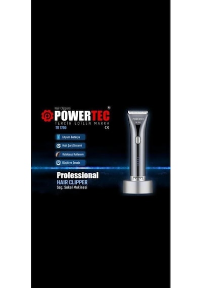 Powertec TR-1700 Pro Deluxe Saç Sakal Kesim Makinesi