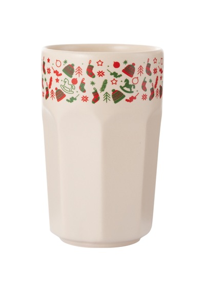 Mudo Home Cozy Krem Kupa 12 Cm Çok Renkli