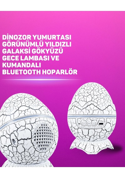 Mey İthalat Bluetooth Hoparlör Özellikli 7 Renkli Gece Aydınlatması Çok Renkli 17774109