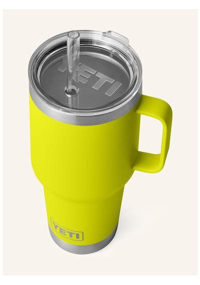 Yeti Termal Kupa 1l , Çift Cidarlı, Paslanmaz Çelik, Pipetli Ve Saplı Sarı