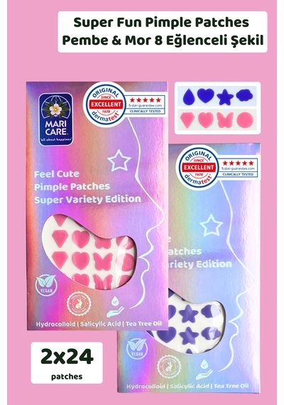 Mari Care Feel Cute Pimple Patches 2'li Avantajlı Set 48 Adet