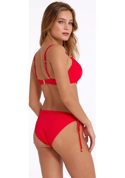 Angbutik Argento 1482-3028 Kadın Double Push-up Bikini Takımı Kırmızı