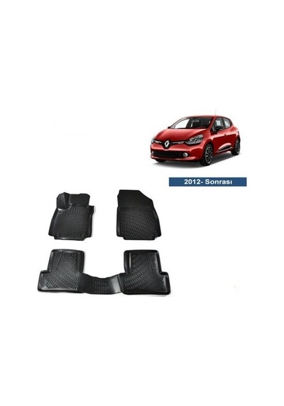 Renault Clio 4 3D Havuzlu Paspas Rizline 2012-2019 Arası