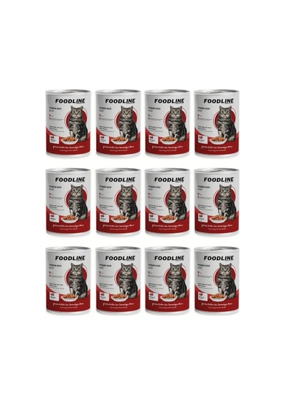 Yetişkin Kedi Konservesi 400 Gr, Gravy Sos İçerisinde Parça Etli 400 Gr X 12 Adet, Dana Eti