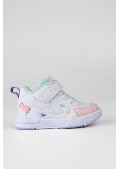 Vicco Nita Hafif Kız Bebek Beyaz/pembe Sneaker Beyaz - Pembe