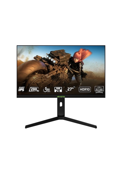 Monster Aryond A27f V1 27" 200hz Qhd 1 Ms Hdr10 G-sync Freesync Fast Ips Oyuncu Monitörü Siyah