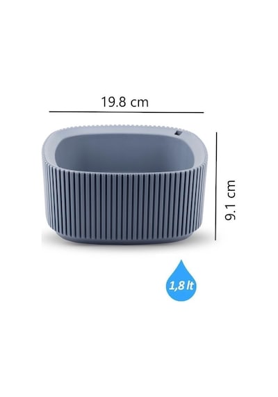 Omnipazar Krs-248 Pera Dekoratif Aranjman Kaktus Sukulent Saksı 1.8 Litre No 2