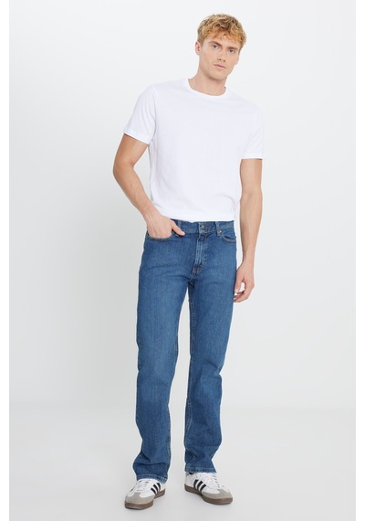 Lee Pamuk Loose Fit Rahat Kesim Jean Kot Denim Pantolon Çok Renkli