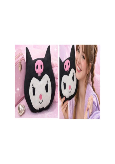 Kuromi Peluş Yastık Oyuncak Beyaz