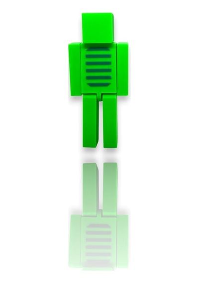 Loy3d Minecraft - Mikey Ve Jj 12 Cm Oynar Kol Ve Bacak, Boya Yok 1