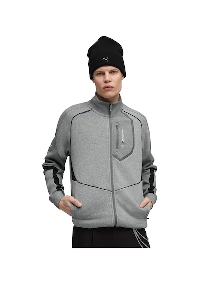 Puma Bmw Mms Erkek Gri Günlük Stil Sweatshirt 63061603 1671556 Gri