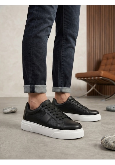 Boa Ba0247 Erkek Sneaker Günlük Casual Spor Ayakkabı Siyah