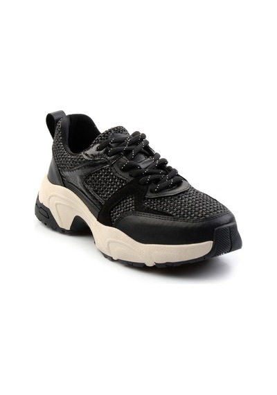 Bambi Siyah Kadın Sneaker K01429161209 Siyah