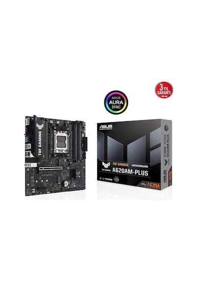 Asus Tuf Gamıng A620am-plus Ddr5 Hdmı-dp Pcıe 4.0 Am5 Matx