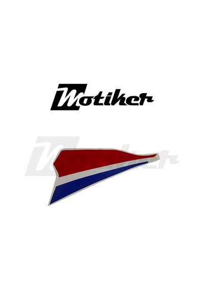 Honda Crf 250 Rally Sol Yan Sele Üst Kısım Tasarımı Sticker Etiket Modeli
